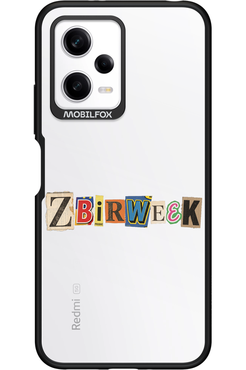 Zbirweek (transparent) 2.0 - Xiaomi Redmi Note 12 5G