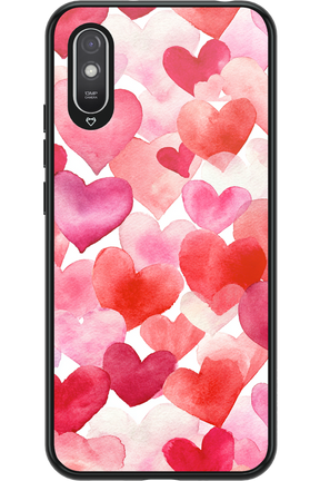 Water Painted Heart - Xiaomi Redmi 9A