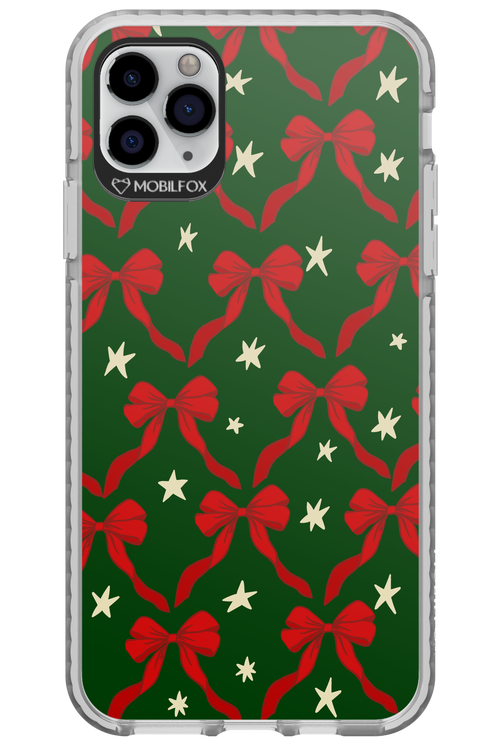 Bow & Stars (Green) - Apple iPhone 11 Pro Max