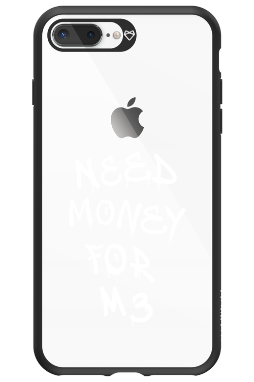 Need M3 Transparent White - Apple iPhone 8 Plus