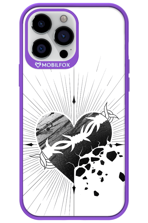 Fekete Szív - Apple iPhone 13 Pro Max