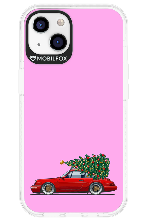 XMAS Car Pink - Apple iPhone 13