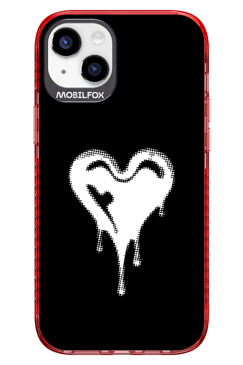 Heart Black - Apple iPhone 14 Plus