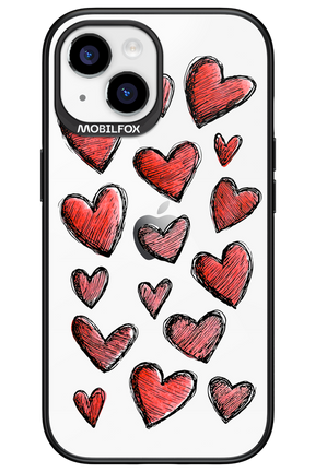 Red Love Transparent 2.0 - Apple iPhone 15