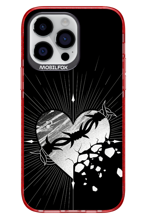 Fehér Szív - Apple iPhone 14 Pro Max