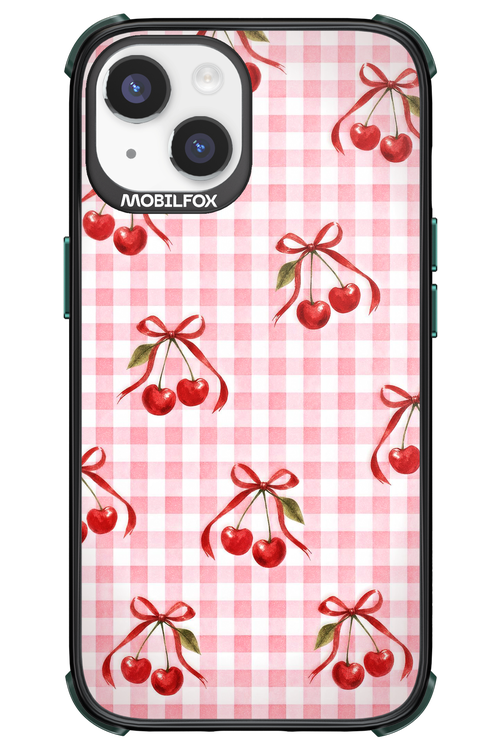 Pink Cherry Checked 2.0 - Apple iPhone 14