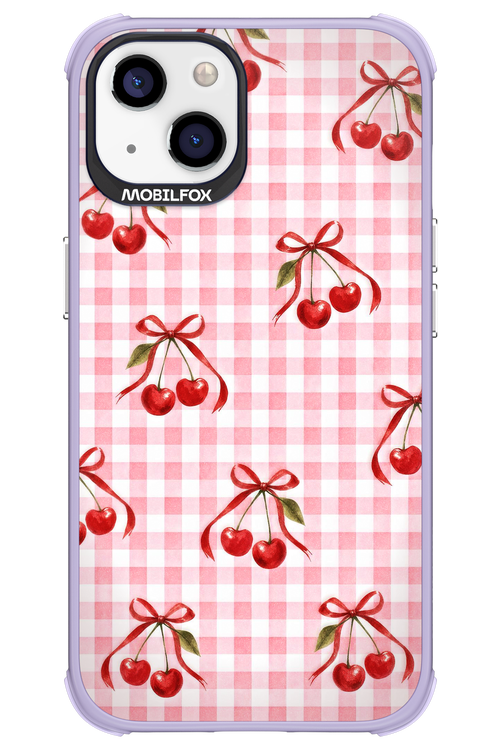 Pink Cherry Checked 2.0 - Apple iPhone 13