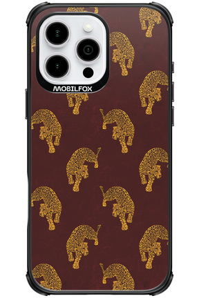 Burgundy Leopard Pattern - Apple iPhone 16 Pro Max