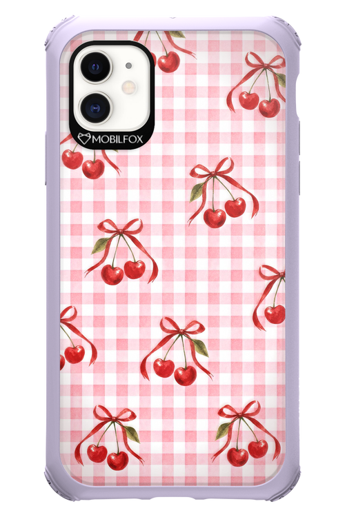 Pink Cherry Checked 2.0 - Apple iPhone 11