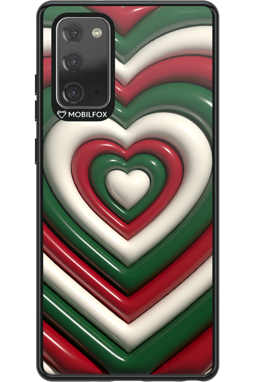 XMAS Hearts - Samsung Galaxy Note 20