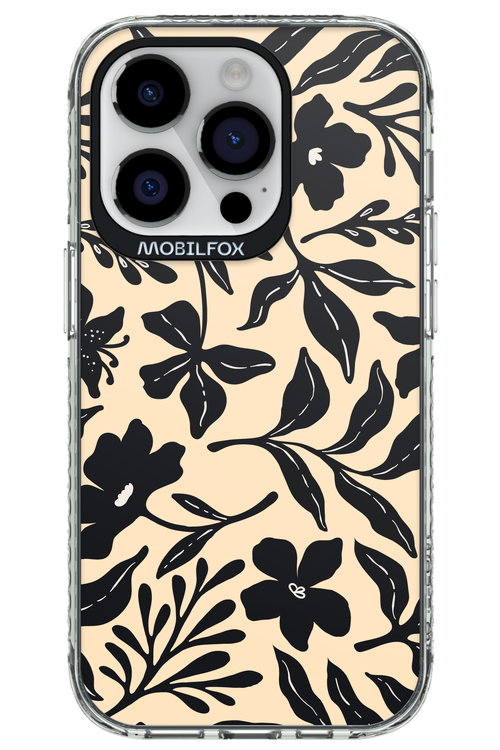 Black Flowers 2.0 - Apple iPhone 14 Pro