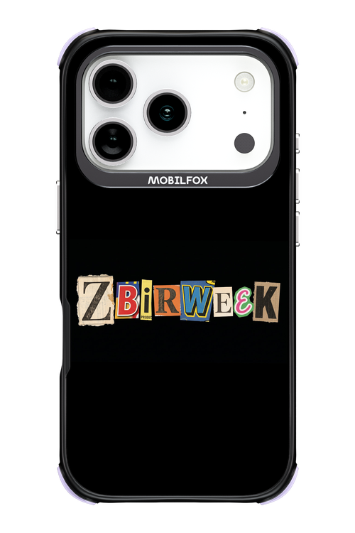 Zbirweek (black) 2.0 - Apple iPhone 17 Pro