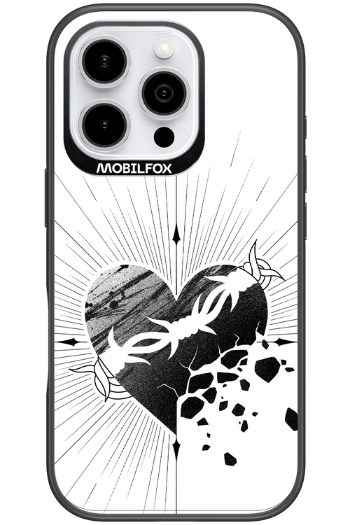 Fekete Szív 2.0 - Apple iPhone 16 Pro