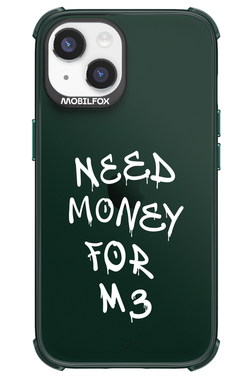 Need M3 Transparent White - Apple iPhone 14