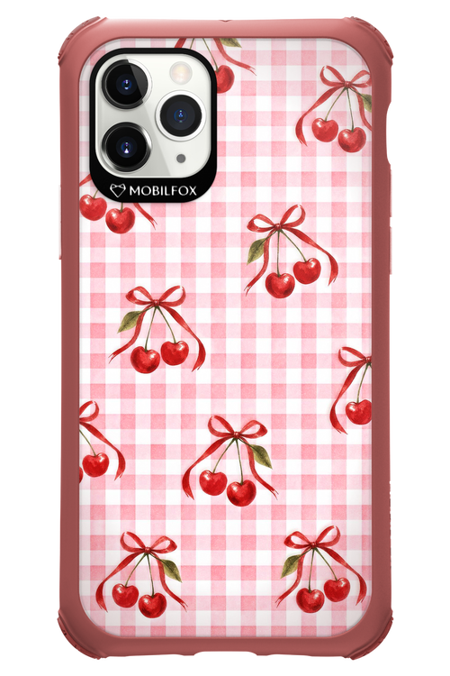 Pink Cherry Checked 2.0 - Apple iPhone 11 Pro