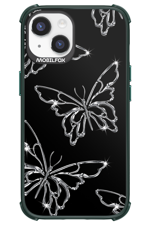 Silver Butterfly 2.0 - Apple iPhone 14