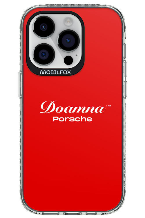 Doamna Porsche (red) - Apple iPhone 14 Pro