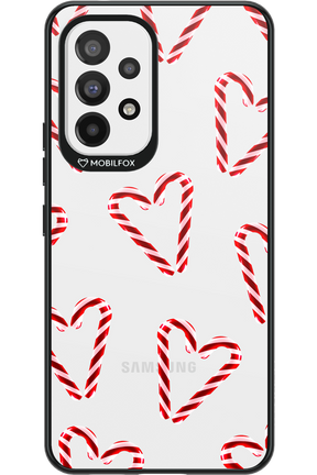 Candy Cane Hearts - Samsung Galaxy A53