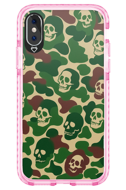 Camo Skull - Apple iPhone X