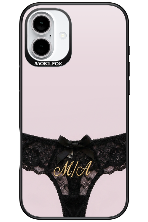 Black Panties 2.0 - Apple iPhone 16 Plus