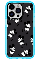 Iconic Mouse (antracite pattern) - Apple iPhone 13 Pro