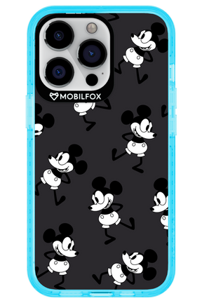 Iconic Mouse (antracite pattern) - Apple iPhone 13 Pro