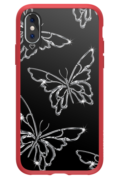 Silver Butterfly 2.0 - Apple iPhone X