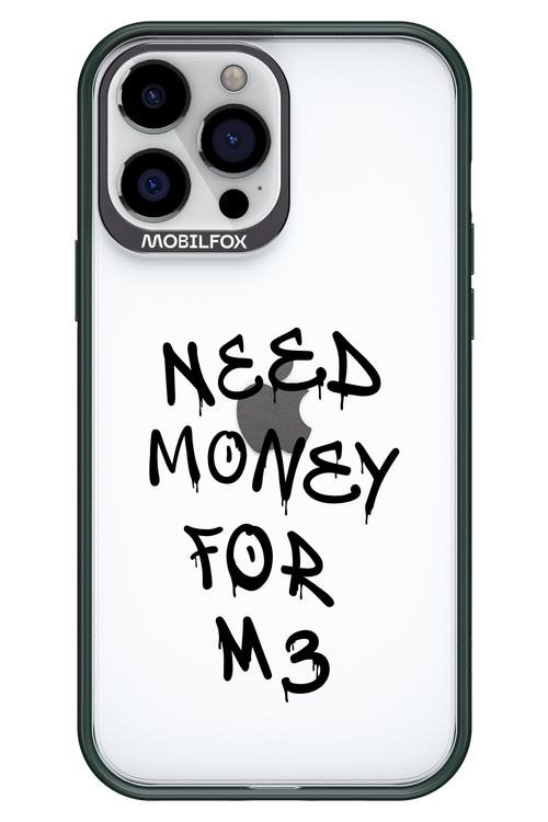 Need M3 Transparent Black - Apple iPhone 13 Pro Max
