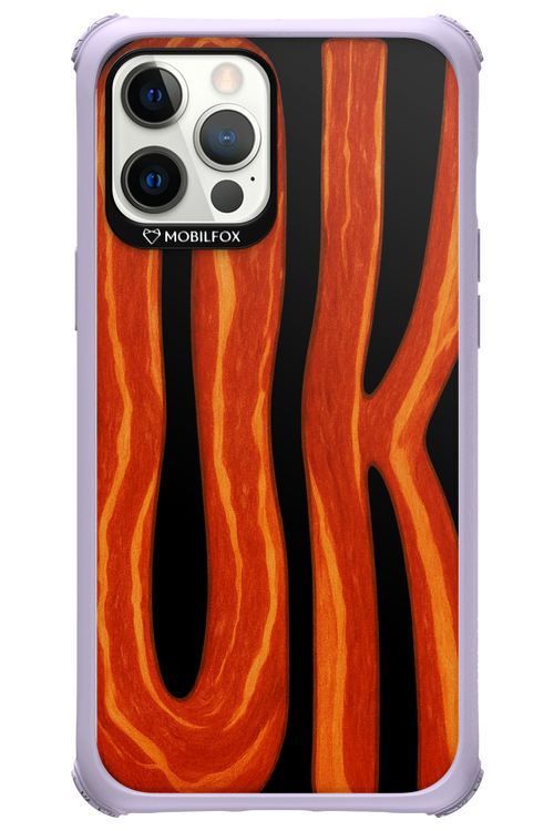 OK (Black-Red) - Apple iPhone 12 Pro Max