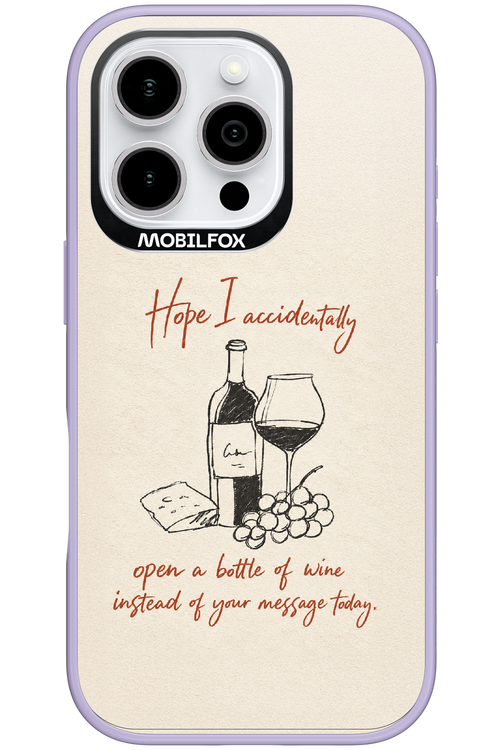Bottle of wine 2.0 - Apple iPhone 16 Pro