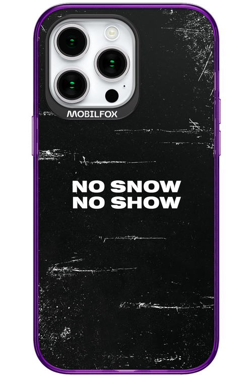 No snow, no show - Apple iPhone 15 Pro Max