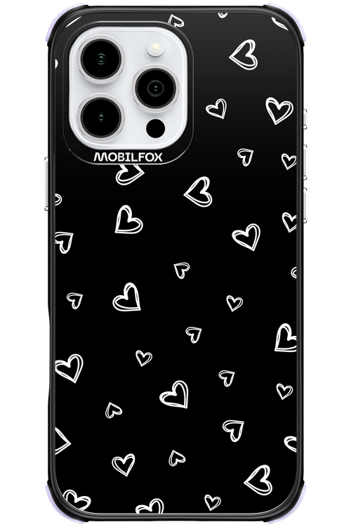Monochrome Hearts 2.0 - Apple iPhone 16 Pro Max