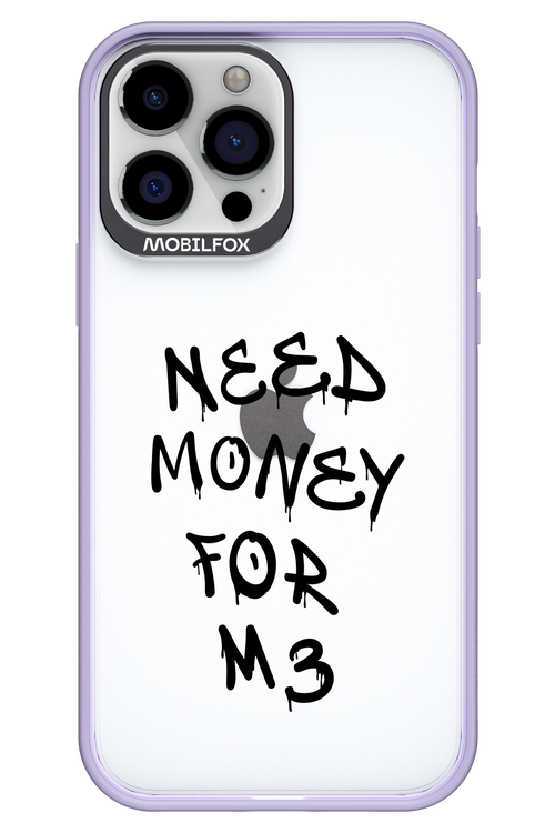 Need M3 Transparent Black - Apple iPhone 13 Pro Max