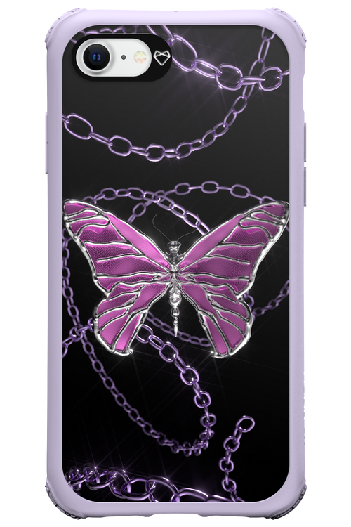 Butterfly Necklace - Apple iPhone SE 2020