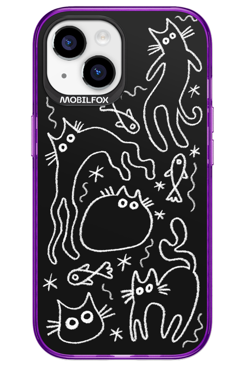 CHALK_CATS 2.0 - Apple iPhone 15