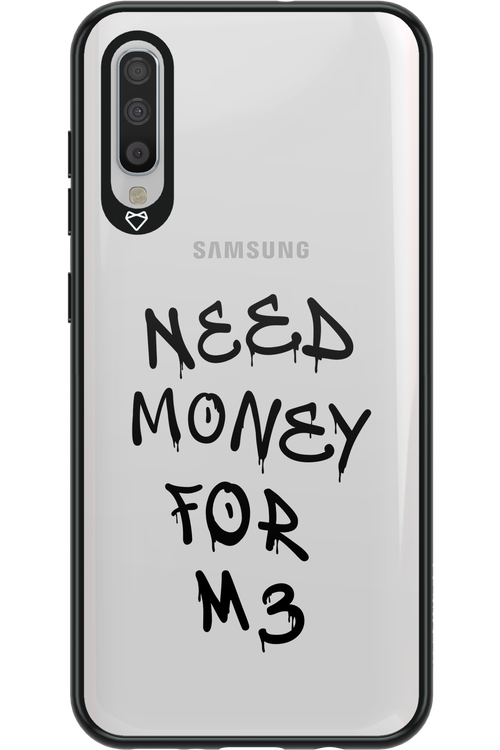 Need M3 Transparent Black - Samsung Galaxy A70