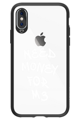 Need M3 Transparent White - Apple iPhone XS