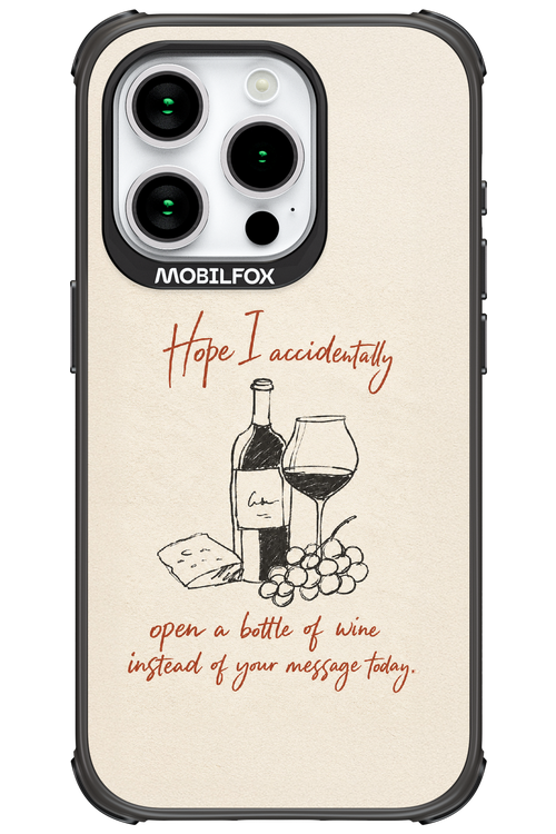 Bottle of wine 2.0 - Apple iPhone 15 Pro