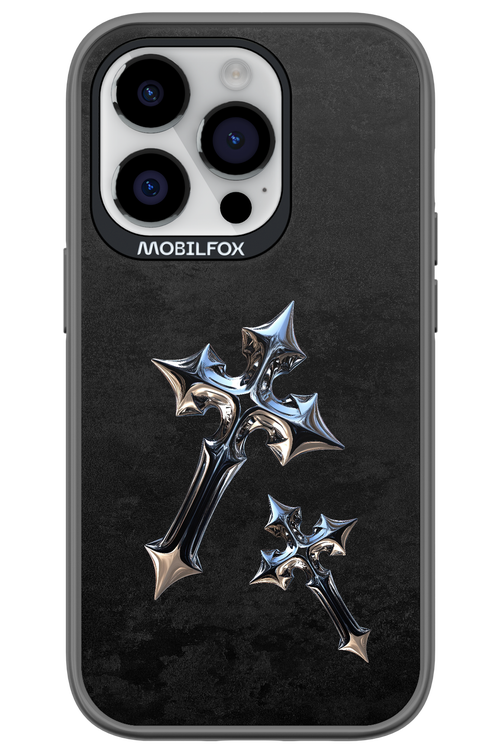 Chrome Crosses 2.0 - Apple iPhone 14 Pro