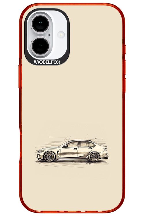 Sketch Car 2.0 - Apple iPhone 16 Plus