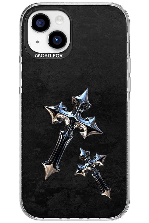 Chrome Crosses - Apple iPhone 15 Plus