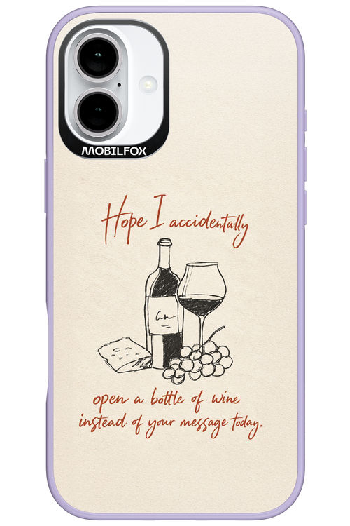 Bottle of wine 2.0 - Apple iPhone 16 Plus