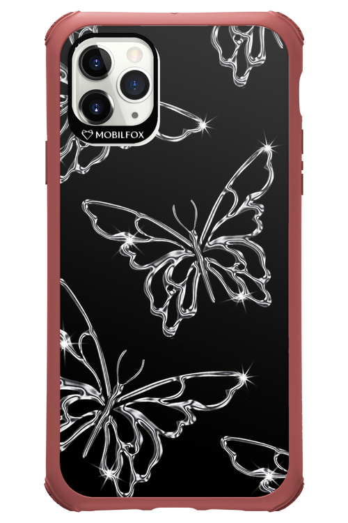 Silver Butterfly 2.0 - Apple iPhone 11 Pro Max