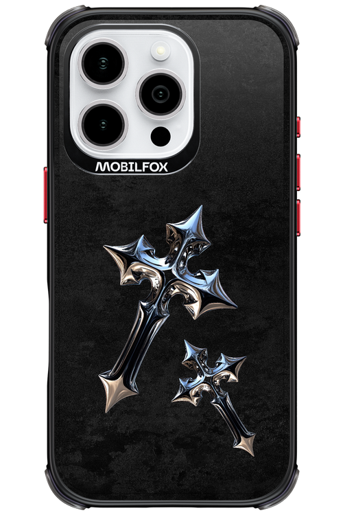 Chrome Crosses 2.0 - Apple iPhone 16 Pro