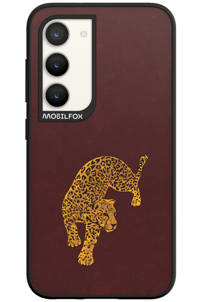 Burgundy Leopard - Samsung Galaxy S23