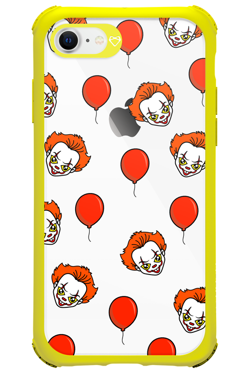 Mystery Clown (Transparent) - Apple iPhone 8
