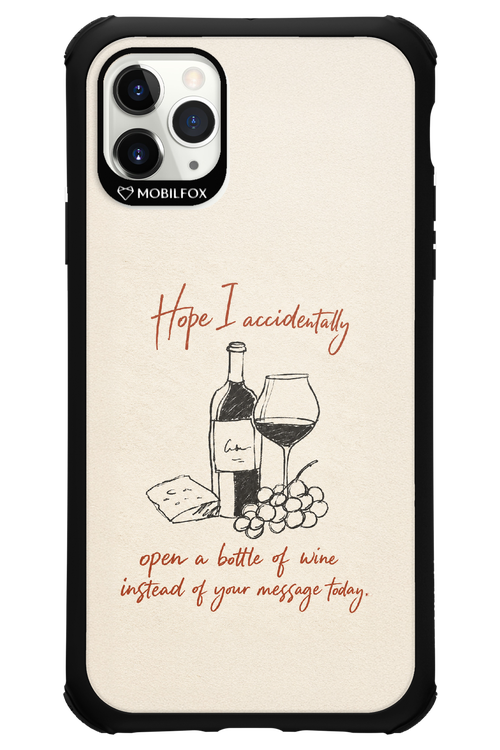 Bottle of wine 2.0 - Apple iPhone 11 Pro Max