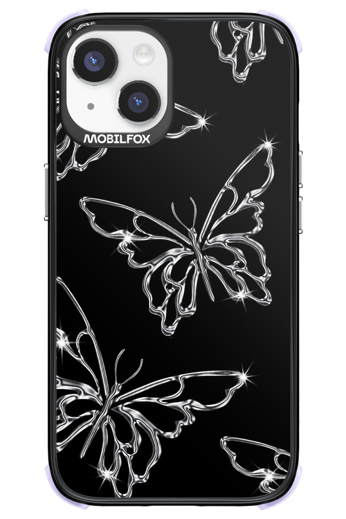 Silver Butterfly 2.0 - Apple iPhone 14