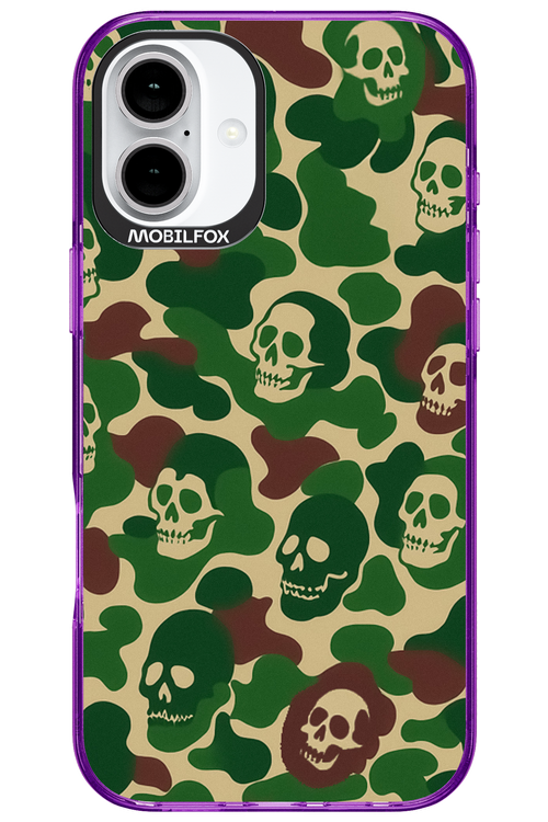 Camo Skull - Apple iPhone 16 Plus