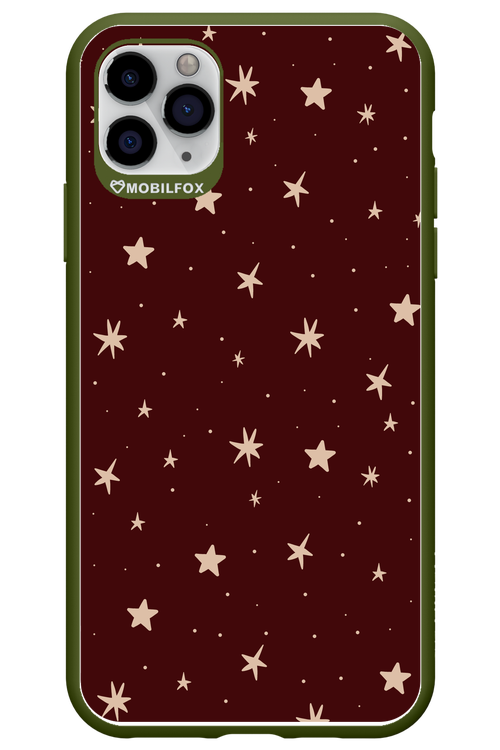 Burgundy Stars - Apple iPhone 11 Pro Max